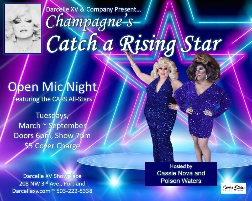 Catch a rising star drag open mic night